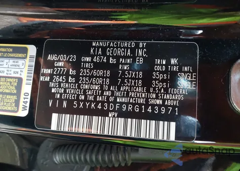 2024 Kia Sportage Sx from USA, damaged, VIN 5XYK43DF9RG143971